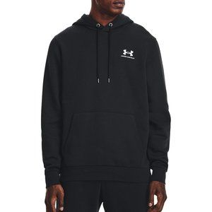 Under Armour Men's Essential Fleece Hoodie Black Size Small NEW